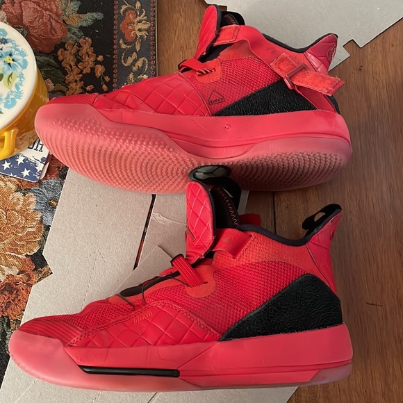 Red Nike Jordan’s with lots of life left. - Picture 8 of 13